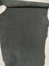 画像7: エレファントレザー　ブラック　ゾウ革　象革　エキゾチックレザー (7)