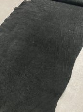 画像9: エレファントレザー　ブラック　ゾウ革　象革　エキゾチックレザー (9)