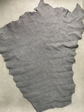 画像1: エレファントレザー　グレー　ゾウ革　象革　エキゾチックレザー (1)