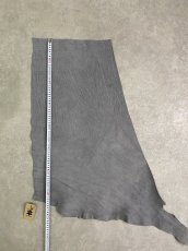 画像7: エレファントレザー　グレー　ゾウ革　象革　エキゾチックレザー (7)