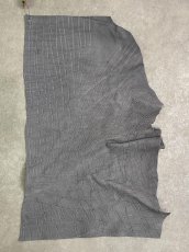 画像1: エレファントレザー　グレー　ゾウ革　象革　エキゾチックレザー (1)