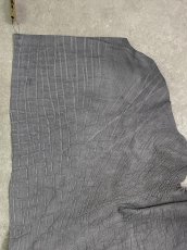 画像4: エレファントレザー　グレー　ゾウ革　象革　エキゾチックレザー (4)