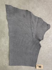 画像1: エレファントレザー　グレー　ゾウ革　象革　エキゾチックレザー (1)