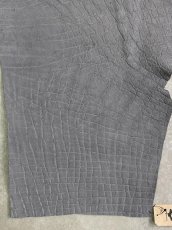 画像5: エレファントレザー　グレー　ゾウ革　象革　エキゾチックレザー (5)