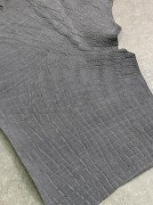 画像3: エレファントレザー　グレー　ゾウ革　象革　エキゾチックレザー (3)