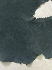 画像6: エレファントレザー　耳　ブラック　ゾウ革　象革　エキゾチックレザー (6)