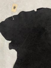 画像6: エレファントレザー　ブラック　ゾウ革　象革　耳　エキゾチックレザー (6)