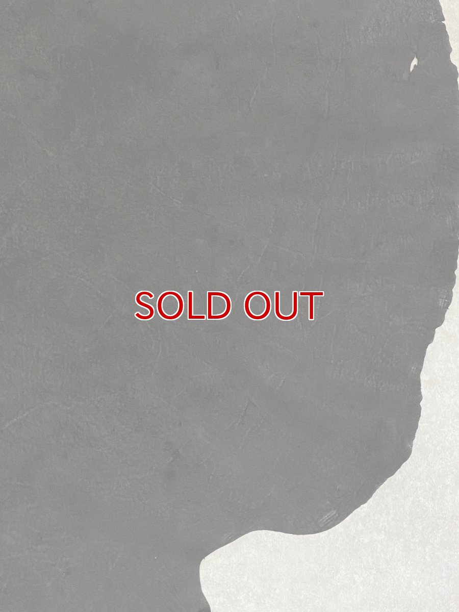 画像9: エレファントレザー　ブラック　ゾウ革　象革　耳　エキゾチックレザー (9)