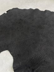 画像3: エレファントレザー　ブラック　ゾウ革　象革　耳　エキゾチックレザー (3)