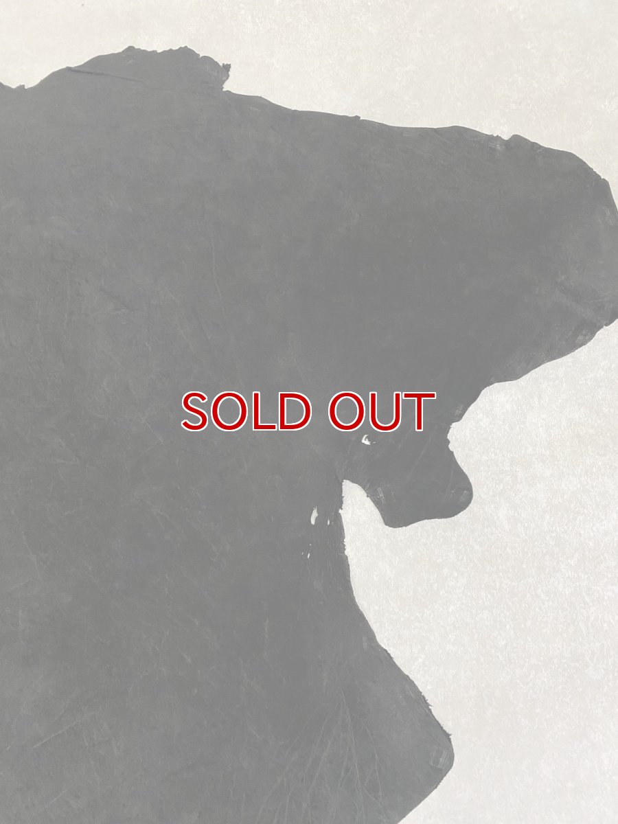 画像3: エレファントレザー　ブラック　ゾウ革　象革　耳　エキゾチックレザー (3)