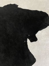 画像3: エレファントレザー　ブラック　ゾウ革　象革　耳　エキゾチックレザー (3)