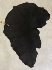 画像1: エレファントレザー　ブラック　ゾウ革　象革　耳　エキゾチックレザー (1)