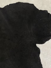画像4: エレファントレザー　ブラック　ゾウ革　象革　耳　エキゾチックレザー (4)