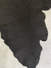 画像6: エレファントレザー　ブラック　ゾウ革　象革　耳　エキゾチックレザー (6)