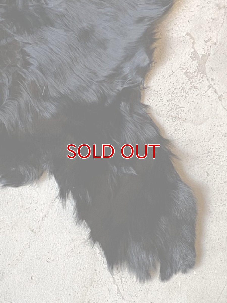 画像7: アルパカ毛皮　ブラック (7)