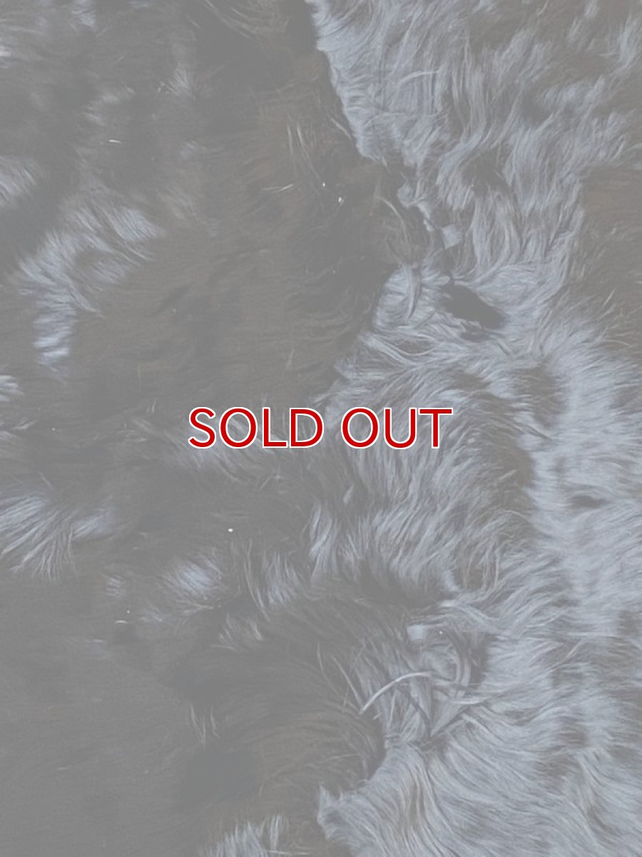 画像2: アルパカ毛皮　ブラック (2)