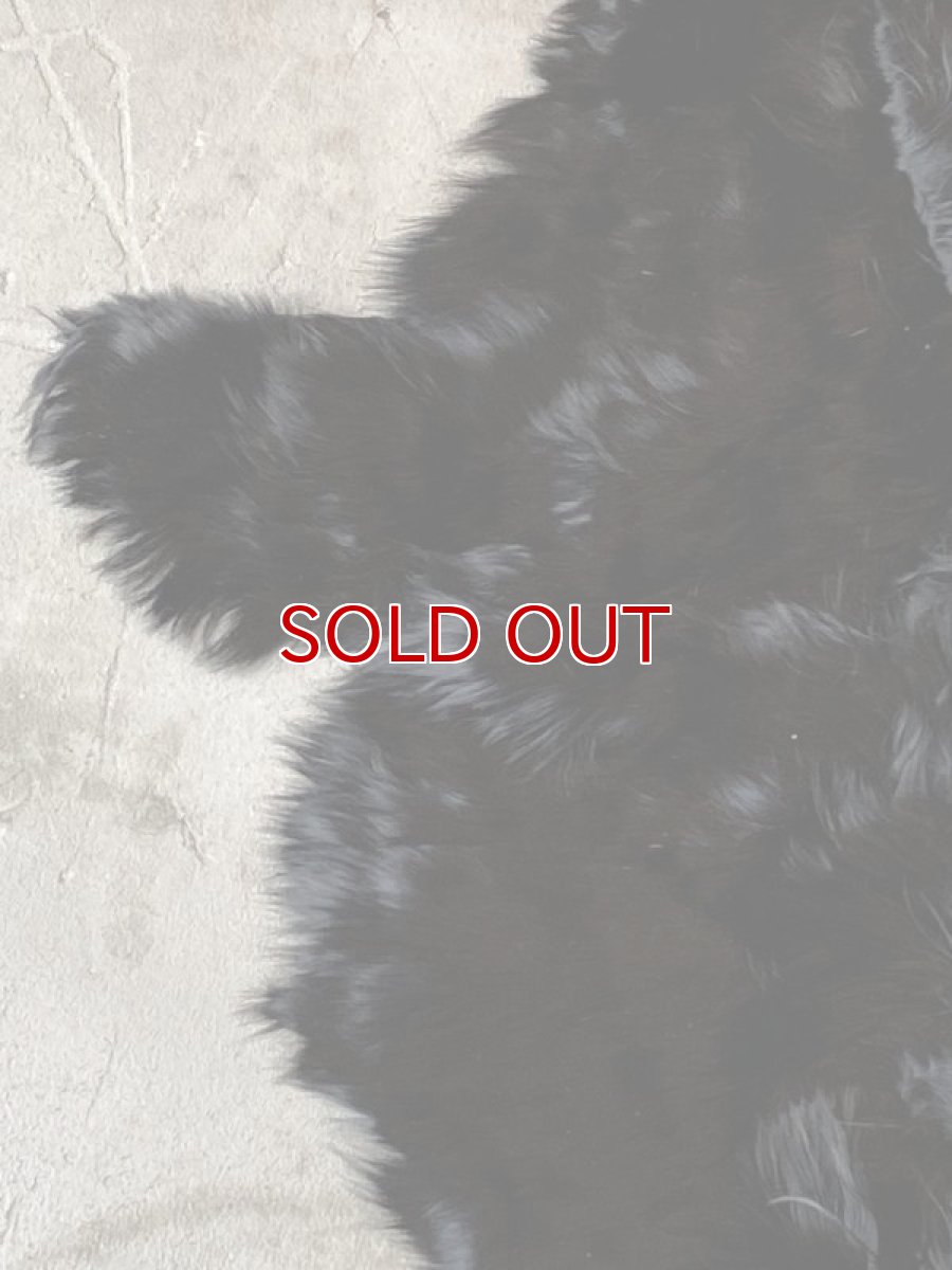 画像4: アルパカ毛皮　ブラック (4)