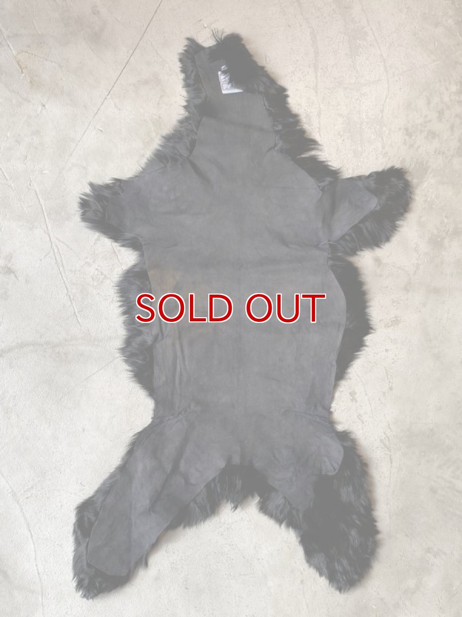 画像8: アルパカ毛皮　ブラック (8)