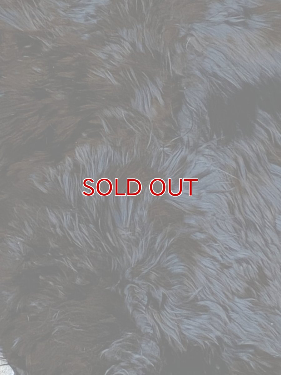 画像2: アルパカ毛皮　ブラック (2)