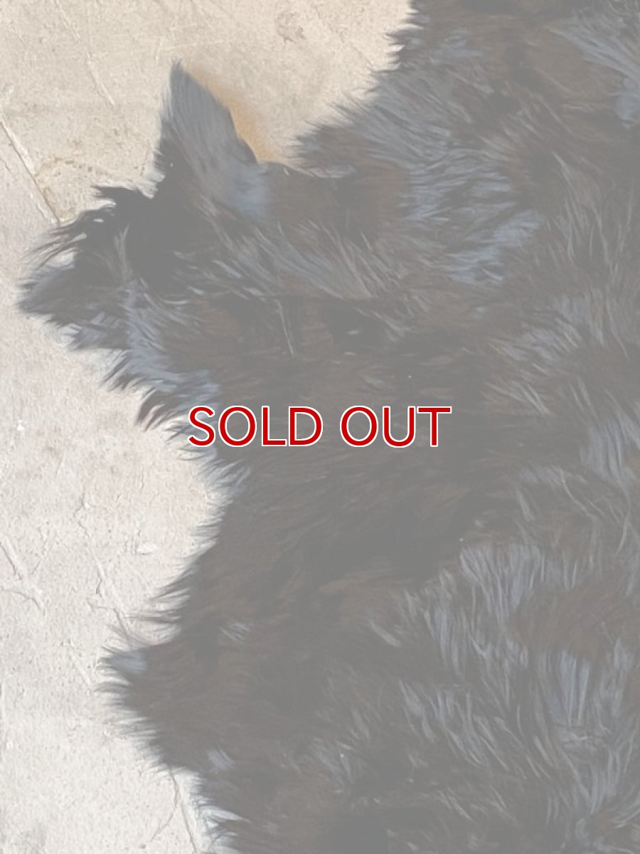 画像4: アルパカ毛皮　ブラック (4)