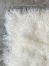 画像3: チベットラム毛皮　プレート　ホワイト (3)