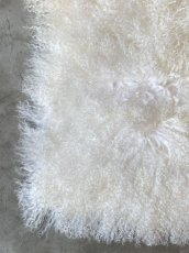 画像6: チベットラム毛皮　プレート　ホワイト (6)