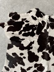 画像3: 牛 ヘアーカーフ　ホルスタイン柄　ダークブラウン×ホワイト　毛皮　牛カーフ毛付き (3)