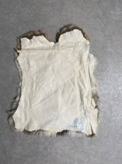 画像4: ラビットファー キャメルナチュラル うさぎ毛皮 Lサイズ (4)