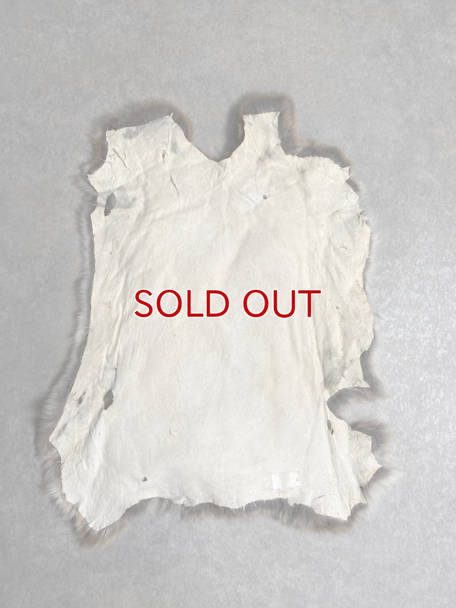 画像4: ラビットファー　キャメルナチュラル　うさぎ毛皮　Lサイズ (4)