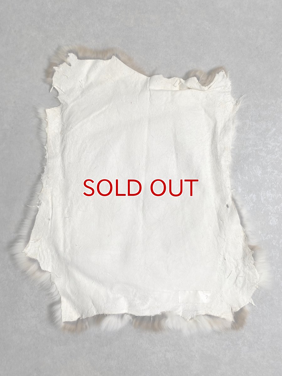 画像4: ラビットファー　キャメルナチュラル　うさぎ毛皮　Lサイズ (4)