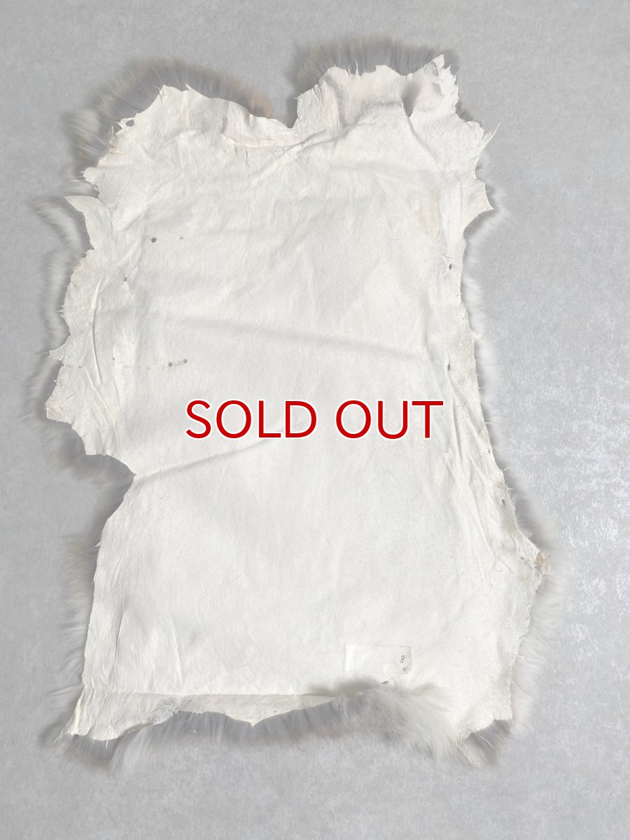 画像4: ラビットファー　キャメルナチュラル　うさぎ毛皮　Lサイズ (4)