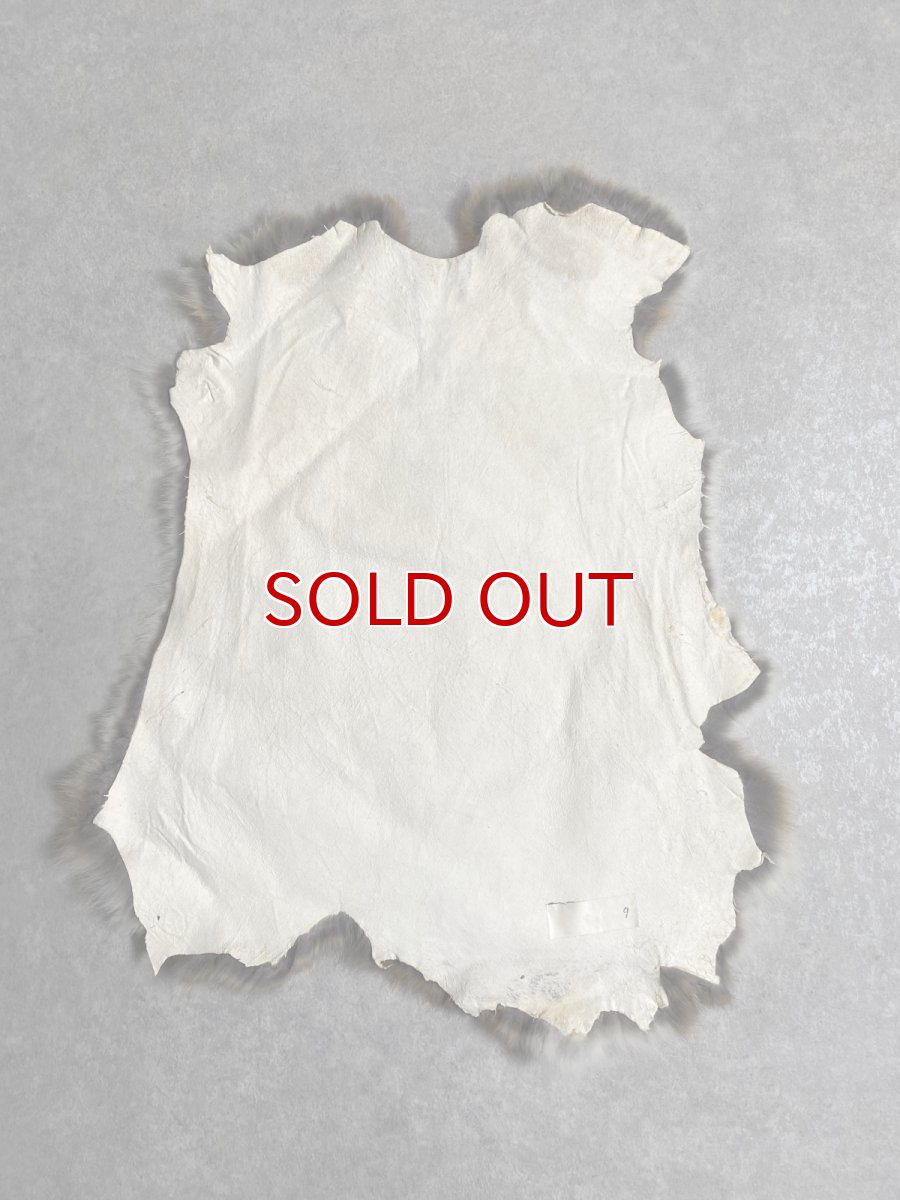 画像4: ラビットファー　キャメルナチュラル　うさぎ毛皮　Lサイズ (4)