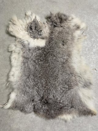 ラビットファー/うさぎ毛皮/ウサギ毛皮【革とレザークラフト革細工材料