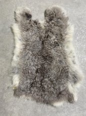 画像1: ラビットファー　チンチラ　うさぎ毛皮　Sサイズ (1)