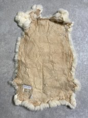 画像3: レッキスラビットファー　クリーム　うさぎ毛皮 (3)