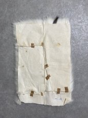 画像5: ラビットファー　ブチ　うさぎ毛皮 (5)
