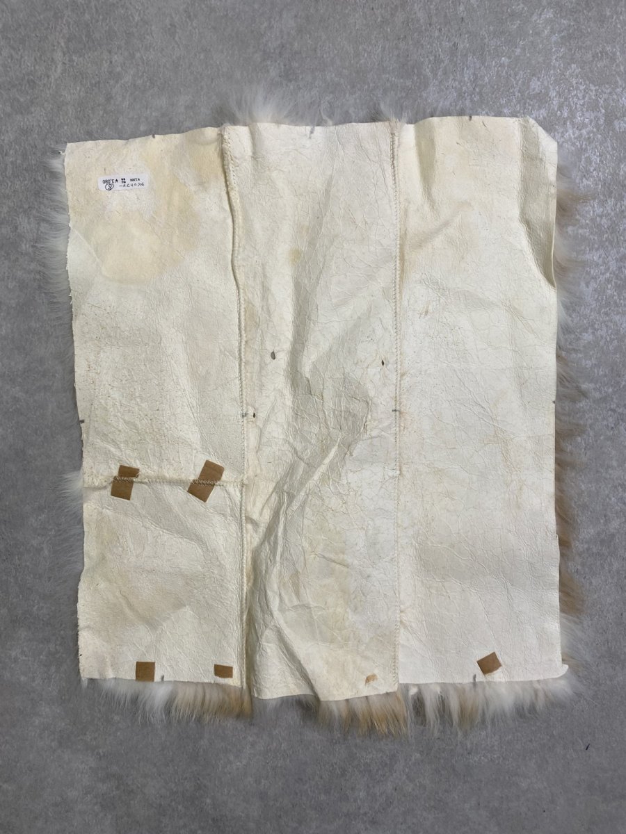 画像5: ラビットファー　ブチ　うさぎ毛皮 (5)