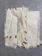 画像5: ラビットファー　ブチ　うさぎ毛皮 (5)