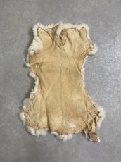 画像6: レッキスラビットファー　クリーム　うさぎ毛皮 (6)