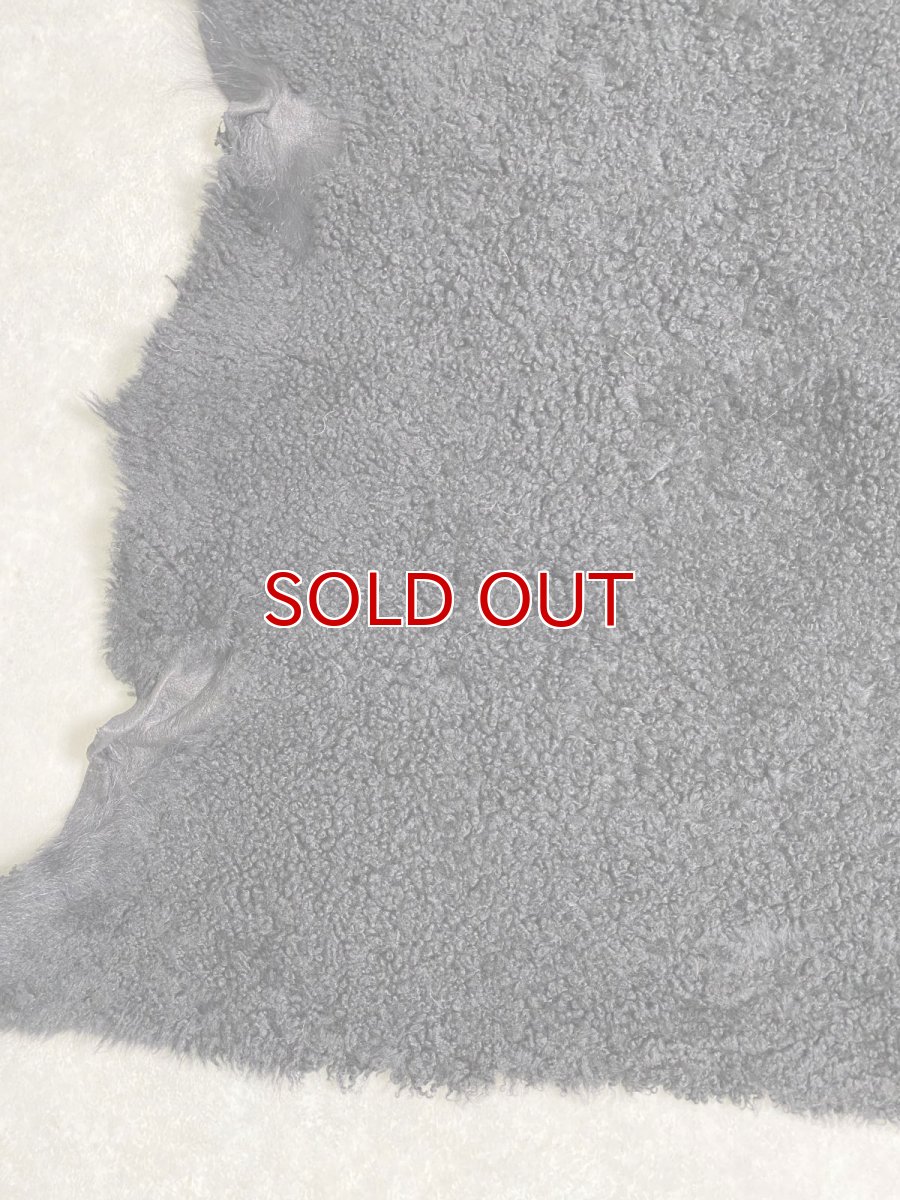 画像6: ムートン毛皮　Wフェイス　巻き毛　ブラック (6)