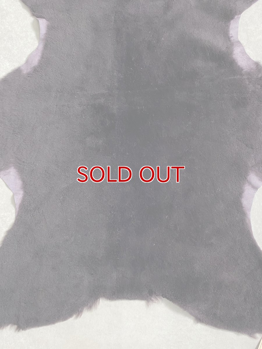 画像6: スパニッシュメリノムートン　毛皮　パープル (6)