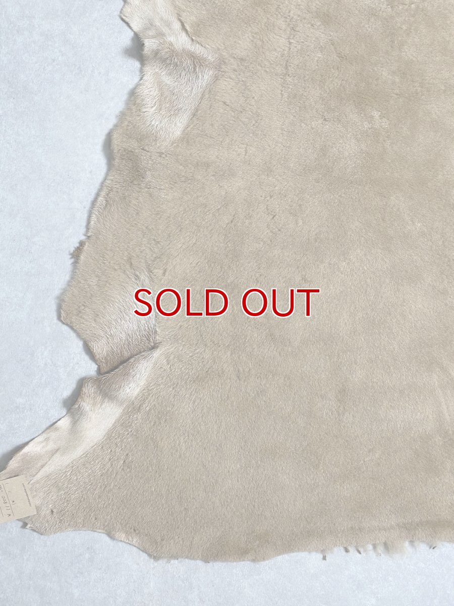 画像6: ムートン毛皮 Wフェイス ライトブラウン (6)