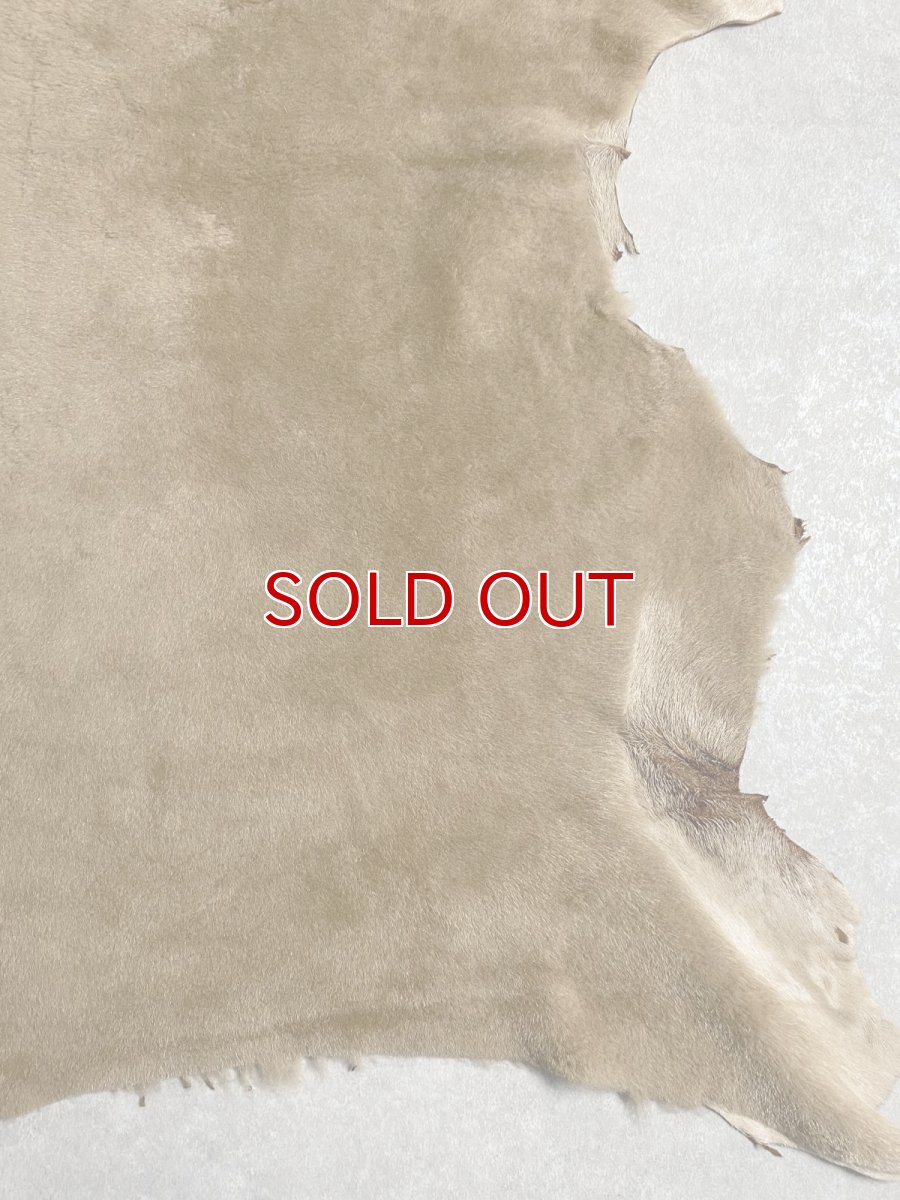 画像7: ムートン毛皮 Wフェイス ライトブラウン (7)