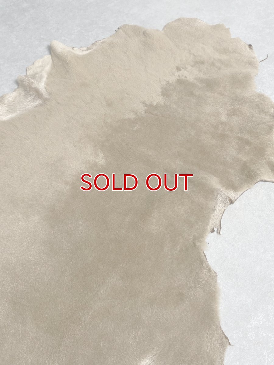 画像2: ムートン毛皮 Wフェイス ライトブラウン (2)