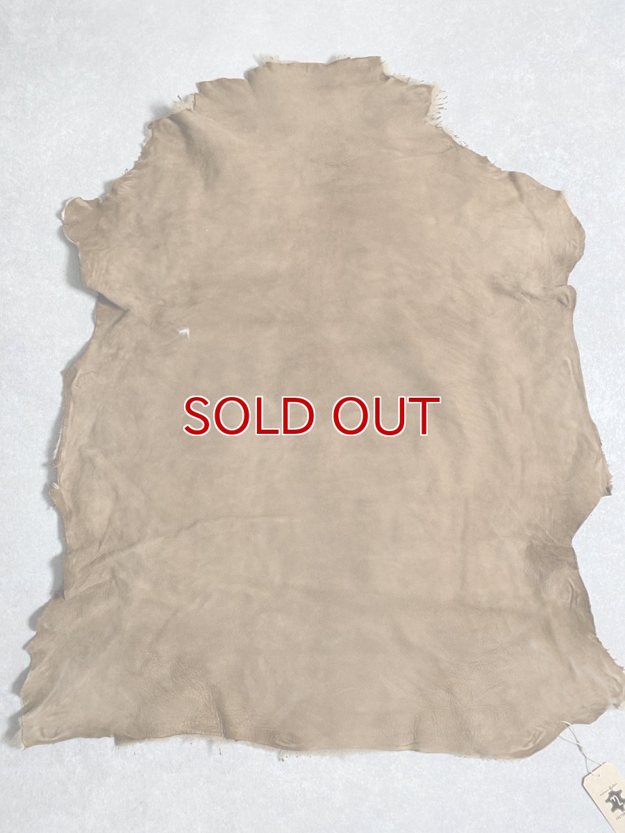 画像10: ムートン毛皮 Wフェイス ライトブラウン (10)