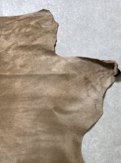 画像3: ヘアーカーフ　ベージュ　牛革毛付き　毛皮　 (3)
