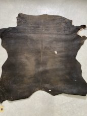 画像9: ヘアーカーフ　ベージュ　牛革毛付き　毛皮　 (9)