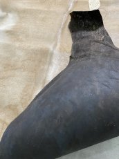 画像8: ヘアーカーフ　ベージュ　牛革毛付き　毛皮　 (8)