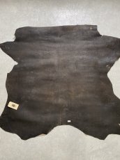 画像9: ヘアーカーフ　ベージュ　牛革毛付き　毛皮　 (9)