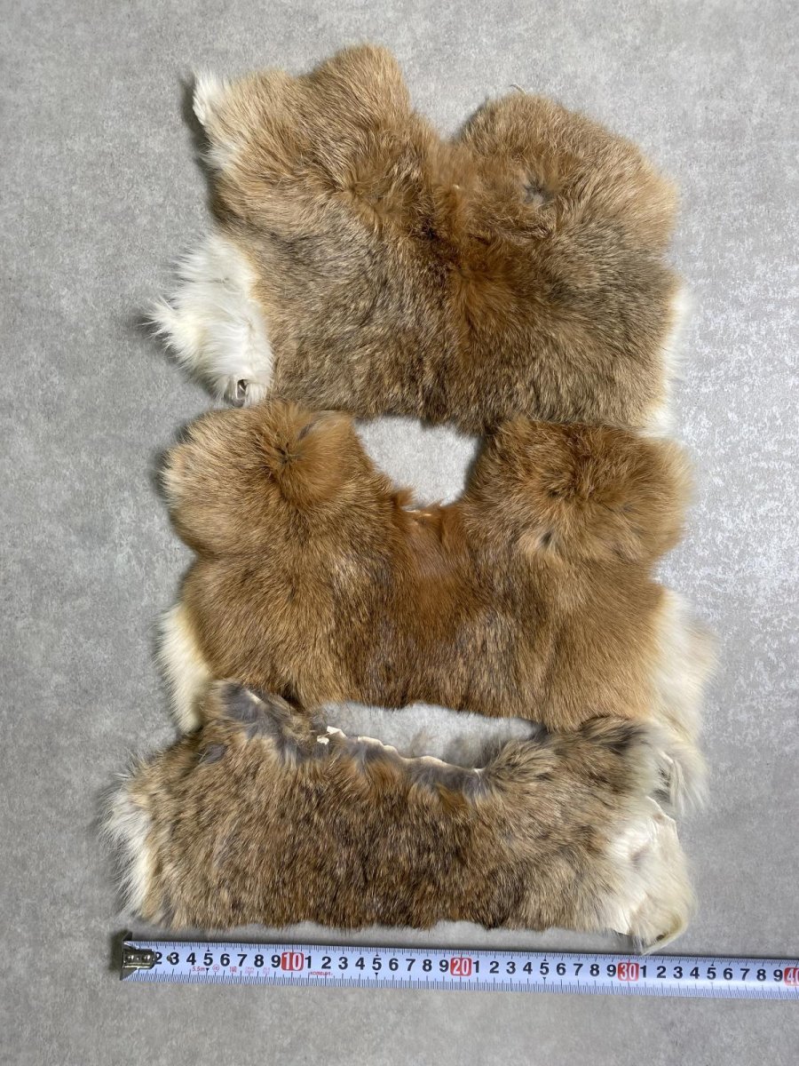 画像3: ラビットファー　ハギレセット　うさぎ毛皮 (3)